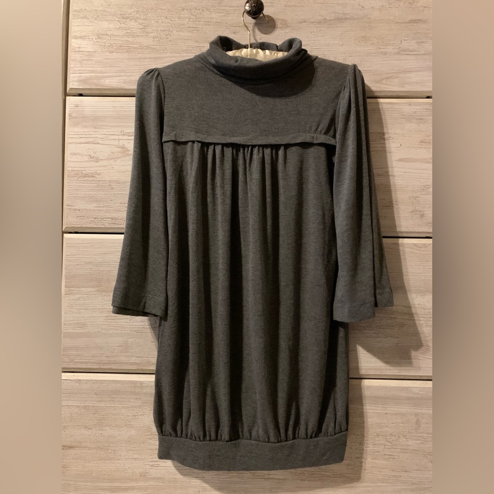 Rosebud Top with Turtle Neck